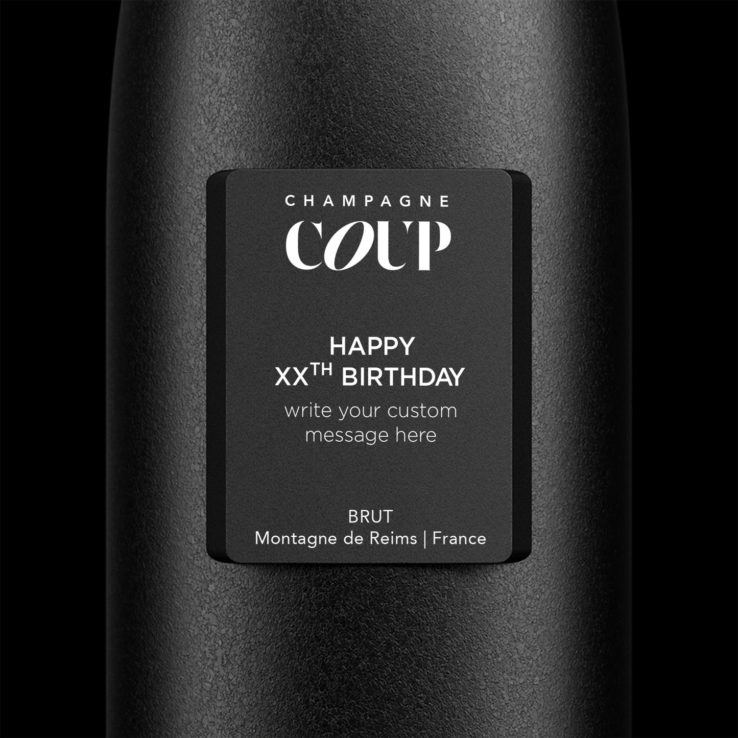 Happy XXth Birthday - Custom Message